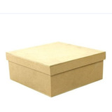 Caja De Madera Regalo Mdf 6mm 40x40x10 Alto Natural¡¡