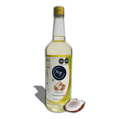 1 Litro Jarabe Sabor Coco - Para Café Capuchinos Postres | Meses sin interés