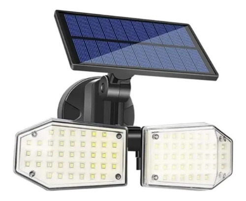 Lampara X2 Reflectores Solar Con Sensor De Movimiento Progra