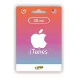 Tarjeta Apple Itunes Gift Card 20 Usd Región Usa