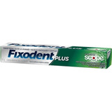 Fixodent Plus Adhesivo Para Prótesis Dental Crema Menta 57g