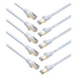 Cable Ethernet Cat 6a/cat 7 Javex 1 Ft 10 Pack Blanco