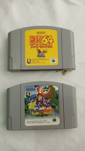  Donkey Kong 64 E Banjoo Kazooie Japoneses Para Nintendo 64