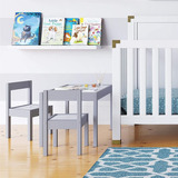 Set Infantil Mesa Y Sillas, Gris