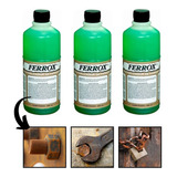 3 Removedor De Ferrugem Ferrox 500ml Convertedor De Ferrugem