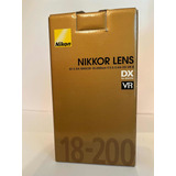 Vendo Objetivo Af-s Dx Nikkon 18-200mm F/3.5-5.6g Ed Vr Ll