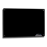 Lousa De Vidro Preto Grande Quadro 150 X 90 + Porta Apagador