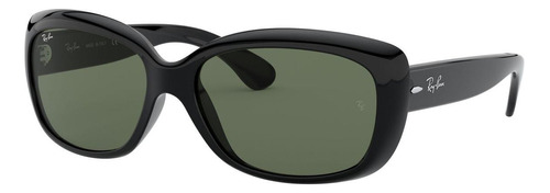 Lente Solar Ray-ban Jackie Ohh Mujer Color Negro Diseño Protección Uv