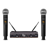 Microfone Dylan Dw-602 Max Uhf Com 2 Bastoes