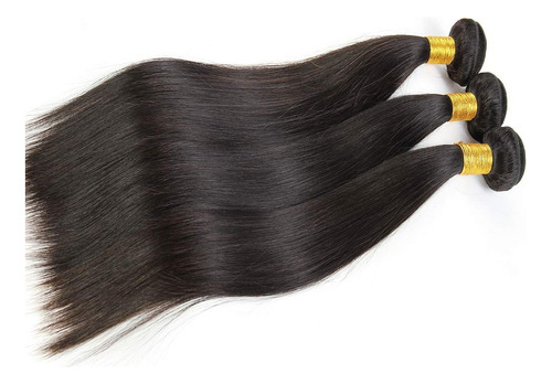 Cabello Negro Humano Para Mega Hair 60 Cm 95 Gr Envío Gratis