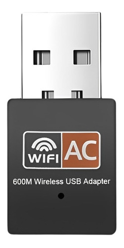 Adaptador Antena Wifi Mini Usb 2,4ghz 5ghz Lan 600mbps Pc
