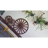 Réplica Roda De Carroça 70cm Decoração 