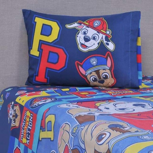 Sabanas Disney Paw Patrol Plaza Y Media Infantil Niño 