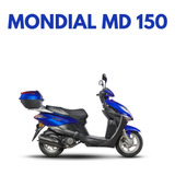 Mondial Md 150 Scooter Patentada  $2.025.900 Motovega