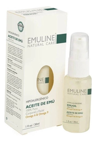 Emuline Aceite Emu 100% Puro 30 Ml Omega 6 & Omega 9 / Pimpo