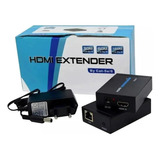 Extender Hdmi 60m Extensor Hdmi 60m Cat5e Cat6 Hdmi Bivolt