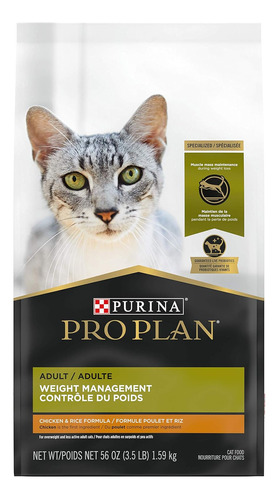 Pro Plan Weight Control Alimento Seco Para Gatos De Pollo Y