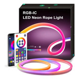 Cinta Luz Led Flex Neón Rgb Ic  5 Metros Alexa Wifi Tuya 