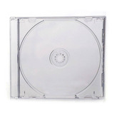 10 Estojo Capa Caixa Box Cd Transparente Cristal