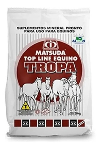 Sal Mineral Matsuda Tropa Topline Equino 30kg