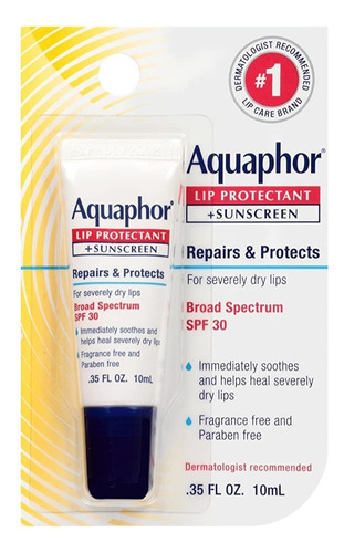 Bálsamo De Labios Reparador Aquaphor Lip Repair Protect Uv30
