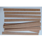 Ripas De Madeira Mdf Cru Espessura 6mm Kit Com 29 Peças