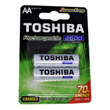 Pilas Recarg. C/2 Aa Toshiba 2600mah Controles Wii, Xbox