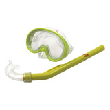 Set Acuatico Voit Junior Visor + Snorkel Color Verde