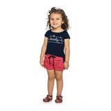 Conjunto Infantil Menina Feminino Regata/blusinha Elian 4a14