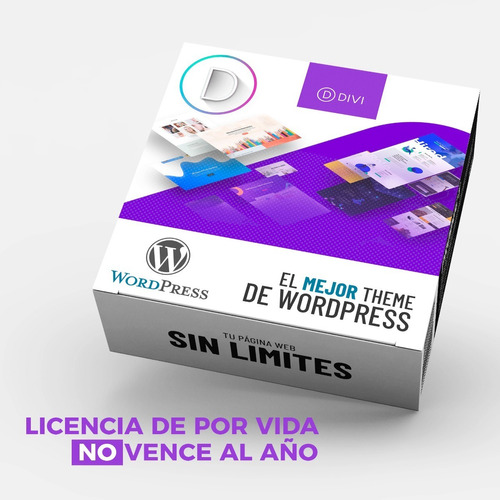 Divi  Tema De Wordpress Licencia Vitalicia