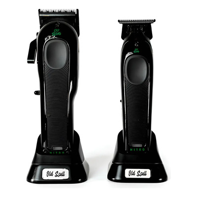 Nitro Combo Old Scull Clipper Y Trimmer Profesional Negro | Meses sin interés