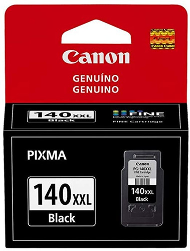 Canon Tinta Pg-140xxl Negra 21ml