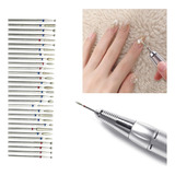 Set Manicure Juego De Brocas Freseado Para Uñas 30 Piezas