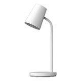 Lámpara Velador De Escritorio Flexible On Off Táctil E27 Color De La Estructura Blanco Color De La Pantalla Blanco