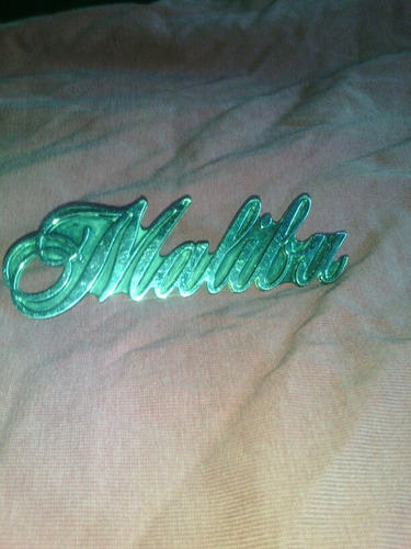 Emblema De Chevrolet Malibu Original Foto 10