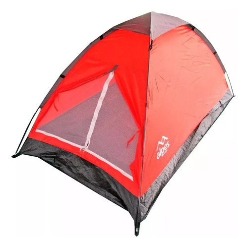 Carpa 2 Personas Alpes Camping Pesca 400mm Color Rojo