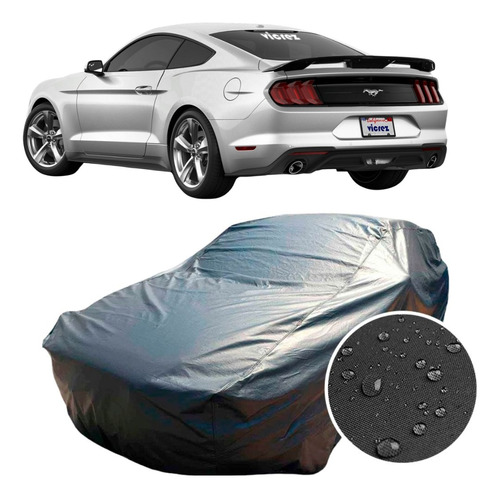 Cubierta Funda Mustang Con Alerón Sedan Sm1 Impermeable