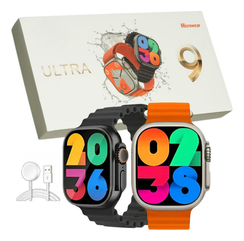 Smartwatch Ultra 9 Batimentos Gps Nfc Nota Fiscal E Garantia