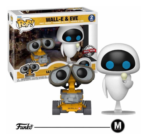 Funko Pop Wall E & Eve Pack Exclusive Disney Pixar