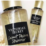 Victoria's Secret Splash Coconut Passion Shimmer + Bolsa Vs