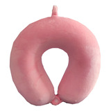 Cómodo Cojín Para El Cuello Almohada De Espuma Viscoelástica Rosa