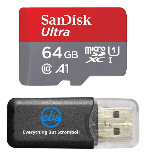 Tarjeta Sandisk Micro Sdxc 64gb Para Nokia Lumia + Lector...