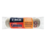 Rolo Lã De Carneiro 23cm Natural Latex Pva - Atlas® Hj