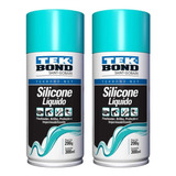 Kit 2 Silicone Lubrificante Spray Líquido Tek Bond 300ml