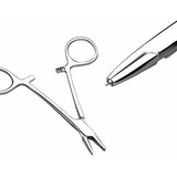 Aros - Dermal Anchor Holder Tube Hemostat Forceps For Dermal