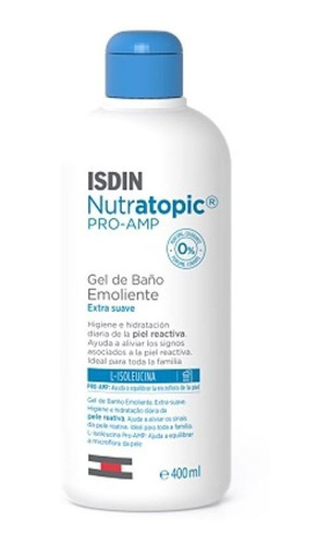 Isdin Nutratopic Gel De Baño Emoliente X 400 Ml