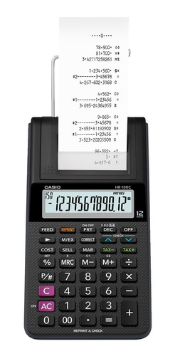 Sumadora Casio Hr10rc, Checador 150 Pasos Y Corrector 