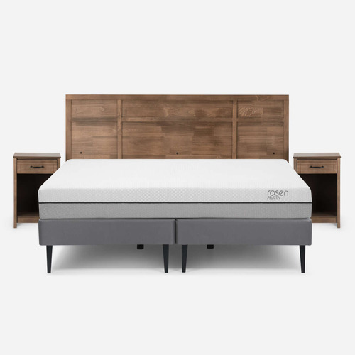 Cama Pratta King + Muebles Robin Tostado