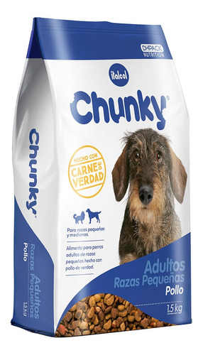Alimento Para Perro -chunky Adulto Razas Pequeñas 1,5 Kg