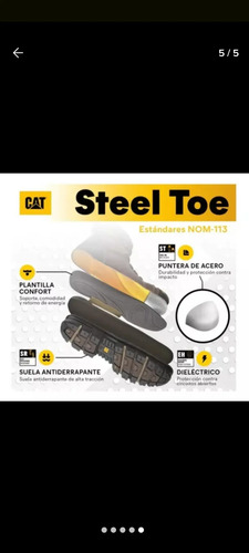 Zapatos Caterpillar Steel Toe
